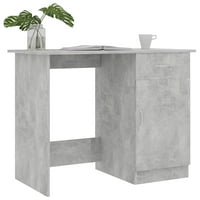 Mavis Laven Modern Desk betono siva iverica za kućne kancelarijske potrepštine stolovi