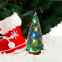 Njspdjh Jesen Decor Decor Božićni ukrasi Desktop Dekoracija sa svjetlima Mini božićna drvca