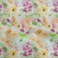 Onuone pamuk poplin Twill tkanina od naranče apstraktni cvjetni obrtni projekti Dekor tkanina tiskano