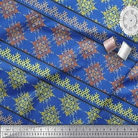 Soimoi pamučna kambrička tkanina umjetnička geometrijska tiskana tkanina od dvorišta široka