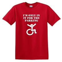 Smiješno sam samo u njemu za rubnu majicu za invalidska kolica s invaliditetom do 5x