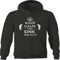 Golf Držite mirni sudoper The Putt Sportski pulover sa sportom Srednje tamno siva