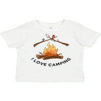 Inktastic Volim kamp vatre sa močvarim i hot-dog poklon dječaka majica ili majica mališana