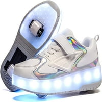 Kids cipele sa felama LED svjetlosne cipele Sjajne valjke klizaljke Skate cipele jednostavne djece pokloni