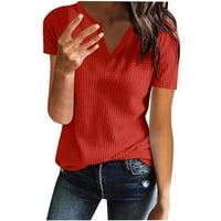 Zodggu Tunic Osnovni tinejdžeri za žene Prodaja modnih košulja s kratkim rukavima kratkih rukava s kratkim