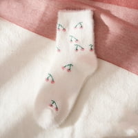 Podvezice za božićne čarape za božićne čarape Žene srednje cijevi Jesen i zimsko zadebljanje termalne