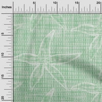 Onuone viskoza šifon metvica Zelena tkanina Okean Teksturna tkanina za šivanje tiskane plovidbene tkanine