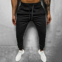Muške udobne hop hlače tragovi čipke solidne boje hlače sa džepom E Motion Hlače za muškarce sa čarape