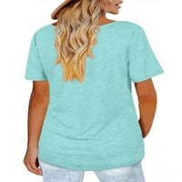 Paille Dame V izrez Modna majica Bohemian plaže Pulover Ruched Works Tops Tunička bluza