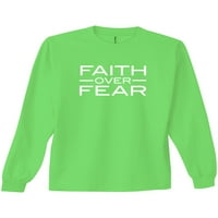 Vjera zbog straha neonske majice za odrasle duge rukave