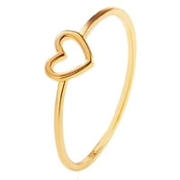 Jiyugala prstenovi za muškarce prijatelju Novi vjenčani prstenovi u obliku srca za žene poklon nakita