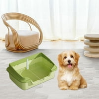 Toalet za pse Obuka za otjećno pladanj loo pans kućni ljubimci bo jastučići za trening držač zeleni