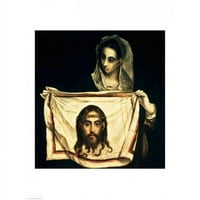 Posterazzi Balxjl St.VERONICA sa printom za sveti Sklop Print El Greco - In