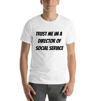 2xl vjerujte mi direktoru za socijalnu službu pamučne majice kratkih rukava po nedefiniranim poklonima