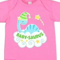 Inktastična beba-saurus sa slatkim plavim dinosaurusu na oblaku poklon dječji dječak ili dječji dječji