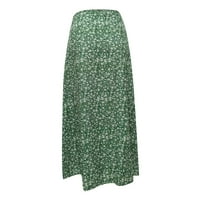 Simu cvjetni midi suknja za žene prema ženskoj tiskanoj maxi suknji bohemijsko stil dugačka dugačka suknja