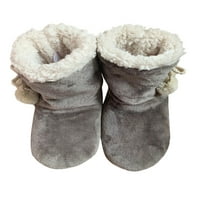 Žene plišane obloge čizme za gležnjeve zime topli krzneni snježni čizmi klizne na kuću kućne cipele