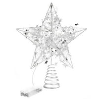 Homemaxs Božićno drvsko stablo Topper Svjetlosni Star oblik krojenja Dekor za kućnu zabavu