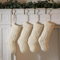 Miayilima Božićni ukrasi Božićne čarape za božićne ukrase Božićne čarape poklon torba Dječji bombonski