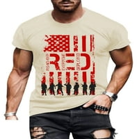 Rejlun muns majica Crew Crt majice Kratki rukav Ljetni vrhovi Muška modna bluza Kuća za odmor Tee Style