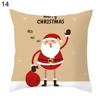 Prekrasan santa claus uzorak jastučnice božićni stil smanjiti otpor poliesterskih jastuka za dom
