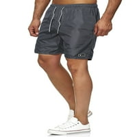 Cindysus Men Fitness Brzo suho dno muške prozračne ljetne kratke hlače Elastična struka za odmor Classic