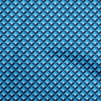 Onuone baršunaste plave tkanine Geometrijski DIY odjeća za pretežanje tkanine Tkanina od dvorišta široko