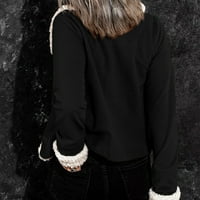 Žene Izlasci lagani čvrsti džemper s dugim rukavima prednji otvoreni modni kardigan za žene