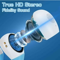 Urban QC True Bežični uši za uši za Bluetooth dodir Kontrola dodira s punjenjem Kućište Stereo slušalice