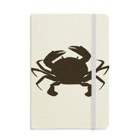Crni rakovi uzorak morski organizam bilježnica Službeni tkaninski tkaninski pokrivač Klasični dnevnik