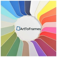 ArttoFrames 10x19 tkanina bijela prilagođena mat za okvir za slike sa otvorom za 6x15 fotografije. Samo