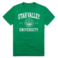 Univerzitet Utah Valley Wolverines Seal Tee Majica Kelly XXL