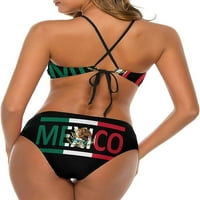 Ženska meksička zastava seksi halter kupaći kostimi kupaći kostimi Bikini setovi kupaći odijelo