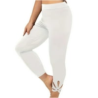 USMIXI Cleariance yoga hlače za žene joga gamaše za žene plus veličine lagane rastezme sportske nogu