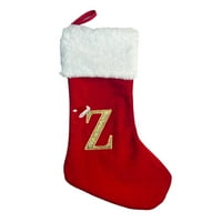 Cherryhome Veliki božićni čarapa Božićna čarapa Privjesak Privjesak Privjesak izvezeni pleteni čarapa