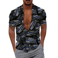 Muška majica moda casual 3D digitalni tipka za digitalno ispis reverl dan za neovisnost kratke majice