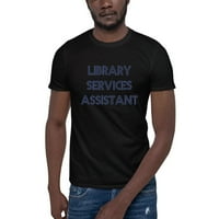 Bibliotečke usluge Pomoćnik retro stilske pamučne majice kratkih rukava po nedefiniranim poklonima