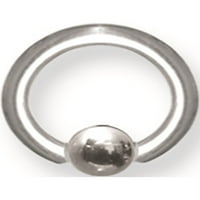 Dizajnerski nehrđajući čelik SGSS CAPTIVE 10G DIA GAP W Ball izrađen u Kini -Jewelry od slatkih graška