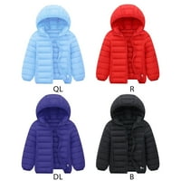 Zimske kapute za djecu za djecu dječake Dječji kaput sa kapuljačom zimski kaput patentni zatvarač nadupite