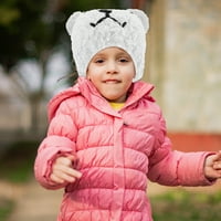 Bear Hat Embory Hat Stretchy Winter Hat Kids Hat Baby Crtani šešir
