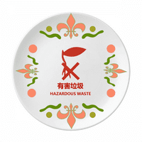 Klasifikacijsko liječenje opasno otpad Cvjetni keramika ploča tanga posuđe jelo za večeru