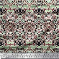 Soimoi Rayon tkanina cvjetna i paisley dekorativna ispis tkanina sa dvorištem široko