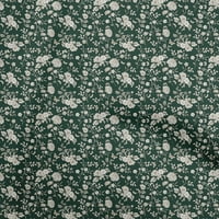 Onuone rayon tamnozelena zelena tkanina barokna haljina materijal tkanina za ispis tkanina sa dvorištem