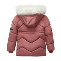 ShldyBC djeca djeca dječja dječja djevojka zimski kaput jakna Zip debela topli snježna kapuljača, kaput