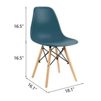 Fenmore Wingback bočna stolica, ukupno: 32.5 '' h 18.1 '' W 16.1 '' D, glavni materijal: plastika