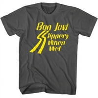 Bon Jovi Vintage klizavi kad je mokri muška majica