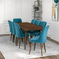 Antares Modern Masion Wood Wood blagovaonica i kuhinjski stol i stolica sa 8