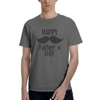 Sretan dan za muškarce oca, majica kratkih rukava s kratkim rukavima velikih heather