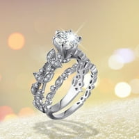 Ženski dijamantni prsten za prstenje zvona za prstenje za prstenje za sve žene za odmor pokloni prstenovi