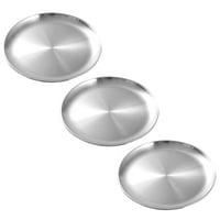 Ploče od nehrđajućeg čelika okrugle ploče za roštilj Višenamjenske ploče za posluživanje hrane